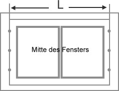 Kellerfenstergitter Montagevorbereitung